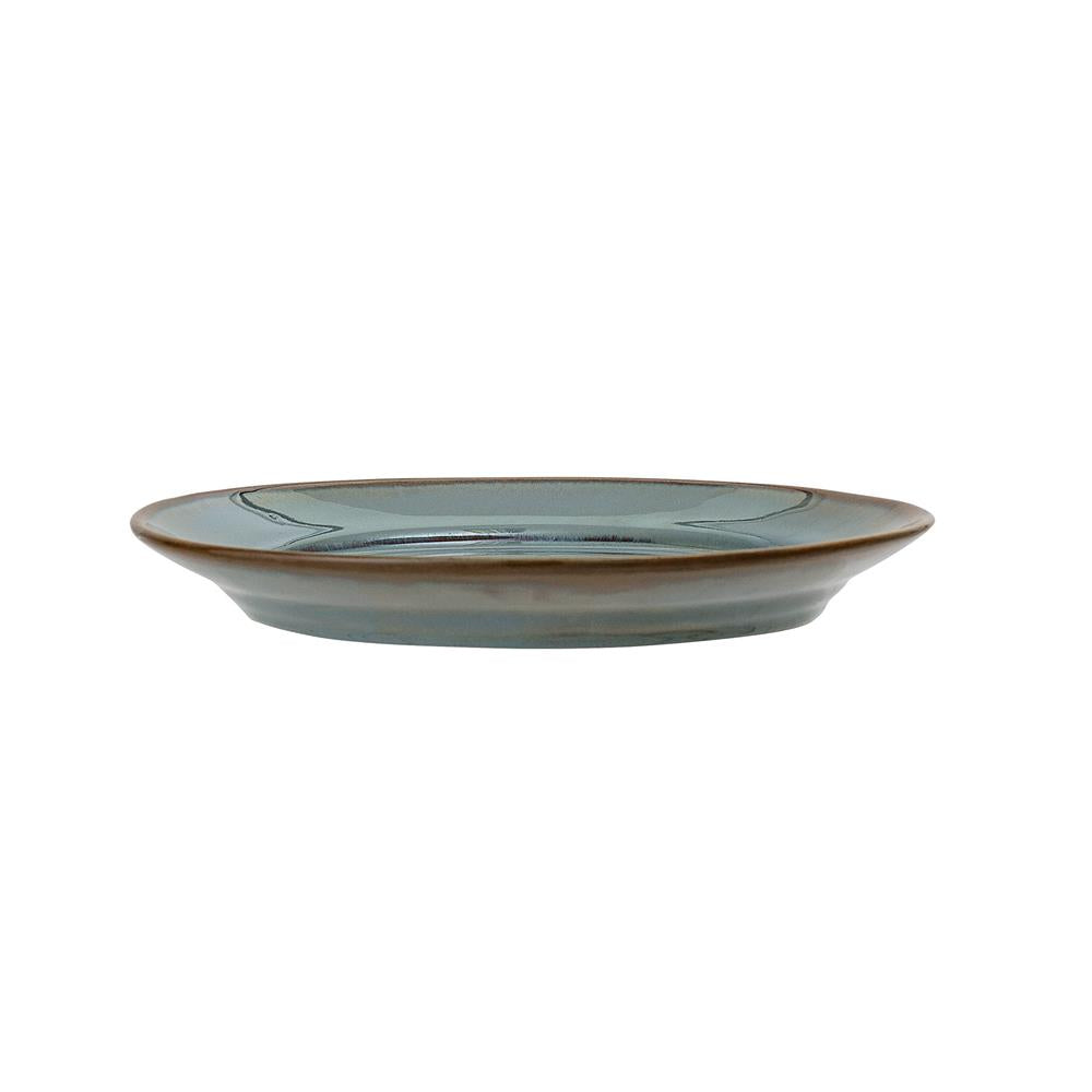 Bloomingville Pixie Teller, Grün, 20cm, Steingut, dänisches Design