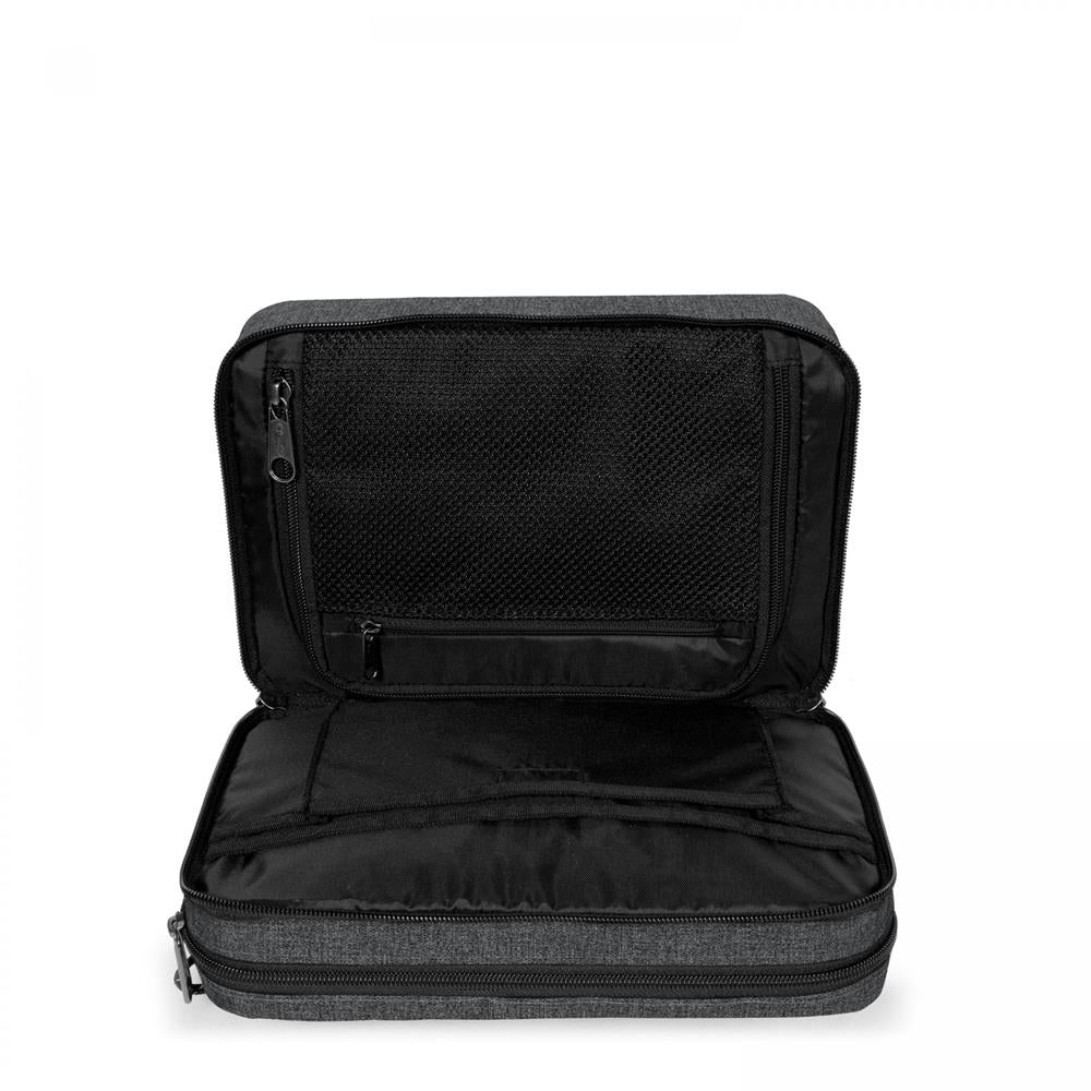 Eastpak MAVIS, Kulturtasche, Black Denim (grau), 6L, Kulturbeutel, Kosmetiktasche