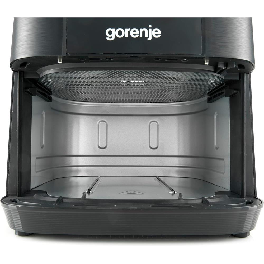 Gorenje AF1350DWB Heißluftfritteuse mit Sichtfenster 1350W 5,4L Antihaft Beschichtung schwarz