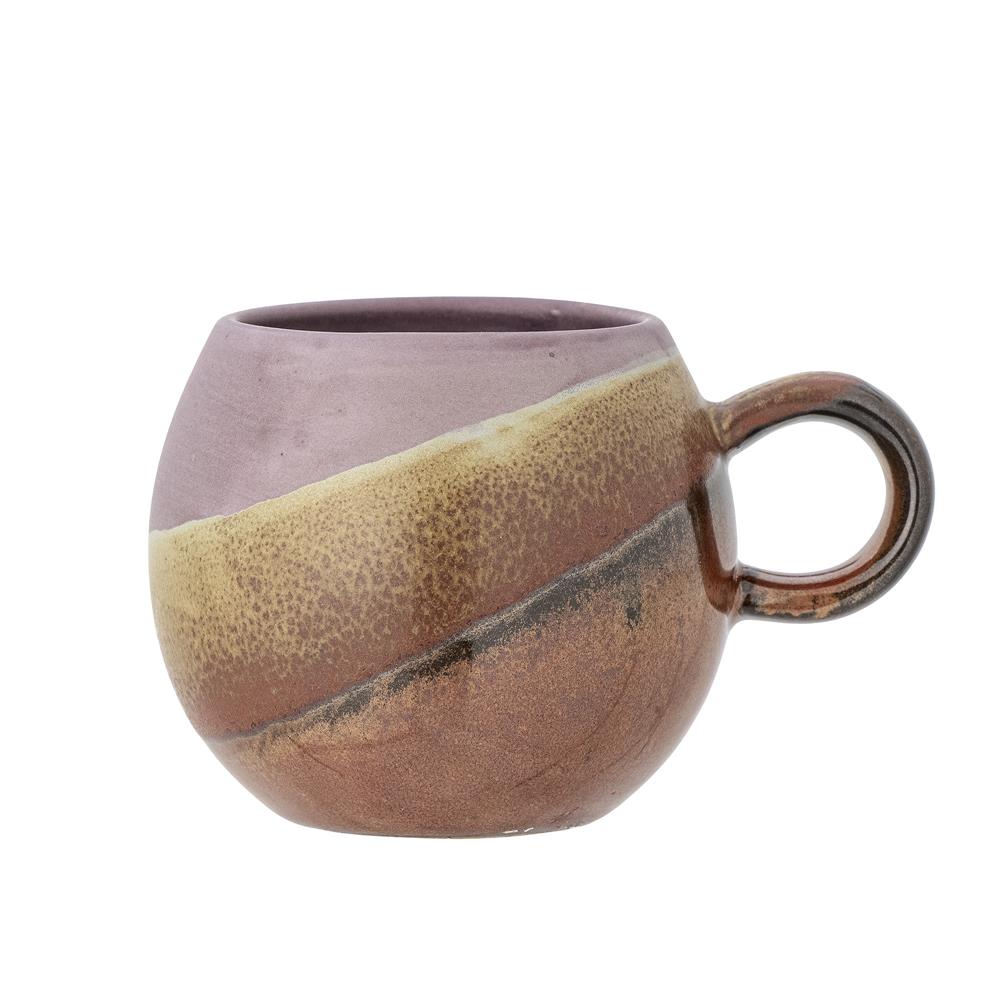 Bloomingville Paula Tasse, Violett, 265ml, Steingut, dänisches Design