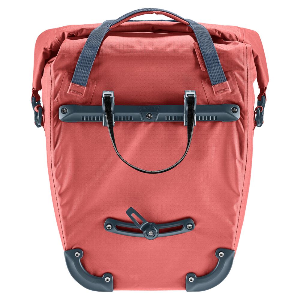 deuter Weybridge, Fahrradtasche, redwood (rot), 25L+5L, mit Bagfix-Halterung