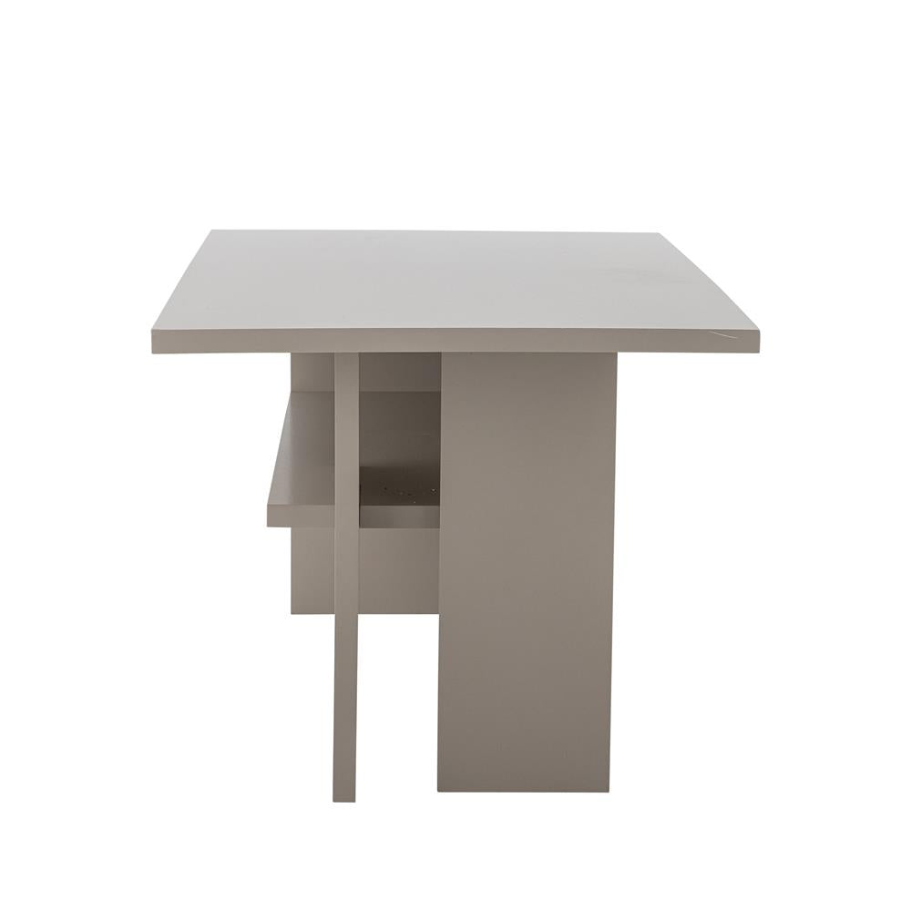 Bloomingville Norvida Couchtisch grau - skulpturaler Wohnzimmertisch aus MDF