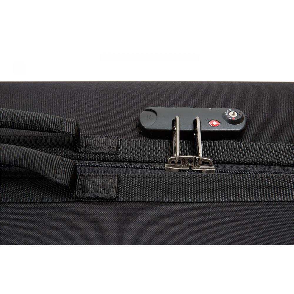 Eastpak TRANZSHELL S, Kleiner Reisetrolley, Black (schwarz), 32L, Rollkoffer mit 4 Rädern und TSA-Schloss