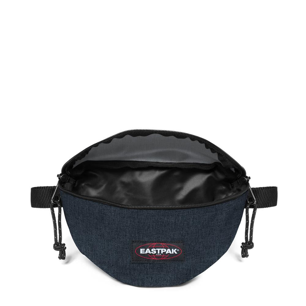 Eastpak SPRINGER, Kleine Umhängetasche, Triple Denim (blau), 2L, Bauchtasche