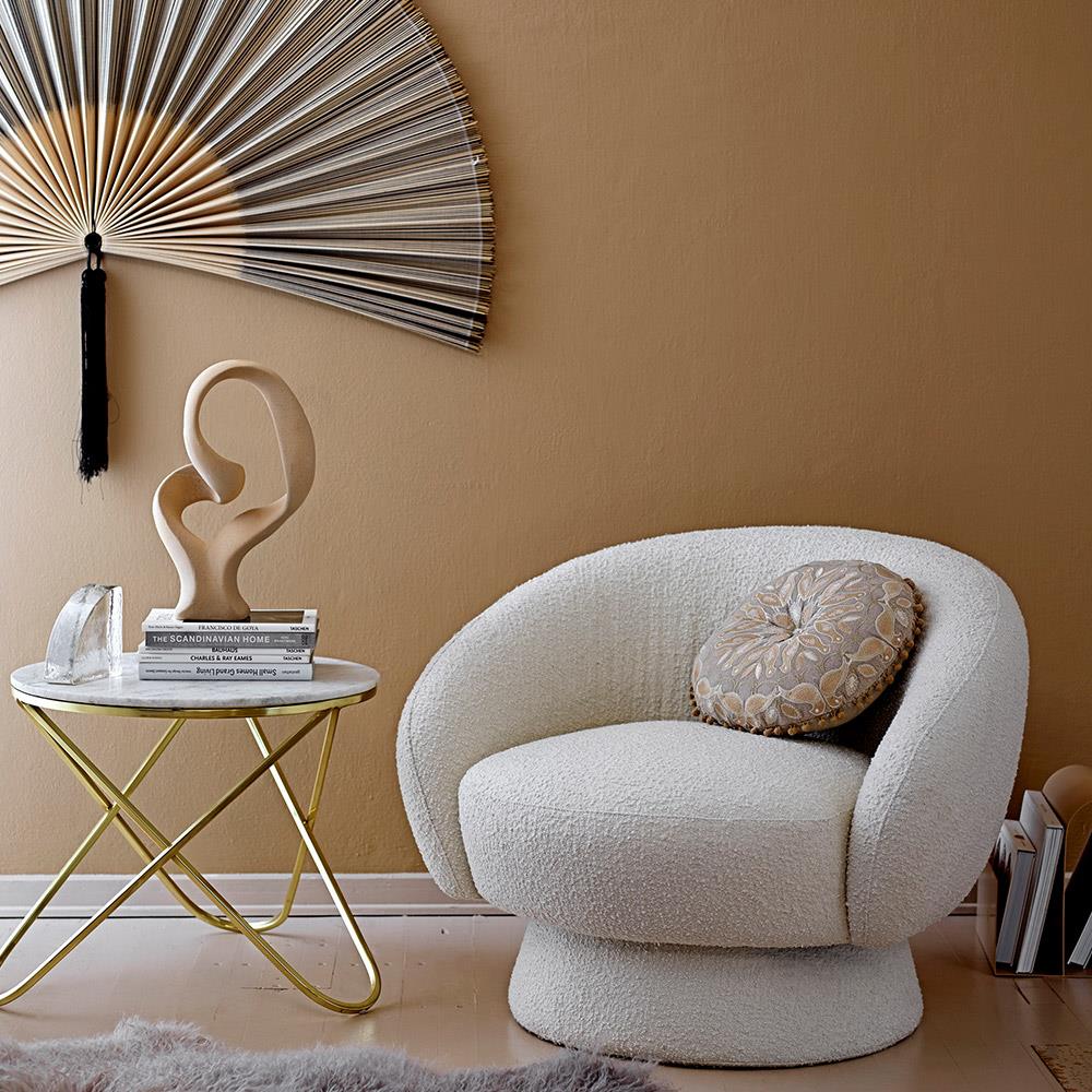 Bloomingville Berhan Dekofigur Skulptur Steingut Natur 40,5 cm Statement-Dekoobjekt