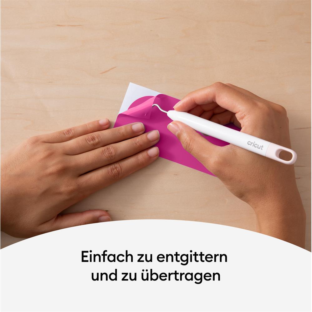 Cricut Wärmeaktivierte Vinyl Folie HOT Pink Farbveränderung gestalten dekorieren Vinylaufkleber