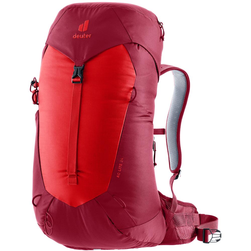 deuter AC Lite 24, Wanderrucksack, cherry-masala (rot), 24L