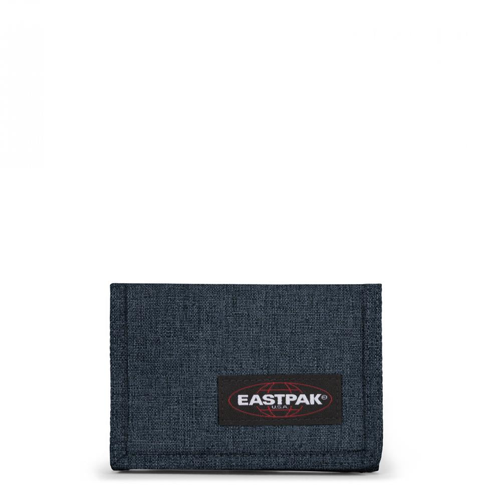 Eastpak CREW SINGLE, Geldbörse, Triple Denim (blau), Dreifach faltbares Portemonnaie