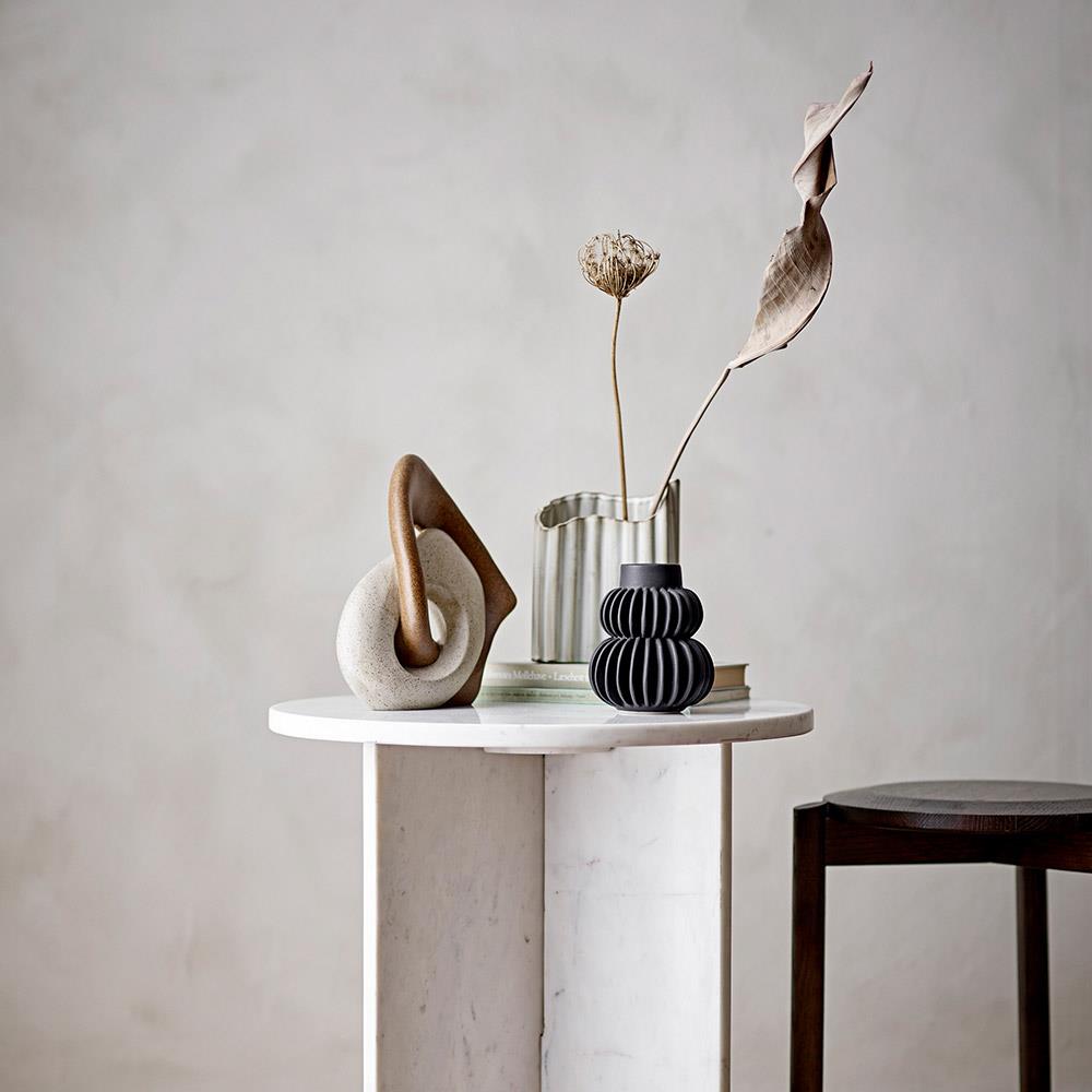 Bloomingville Esad Dekofigur, Braun, Polyresin, 21,5 cm hoch, nordisches Design