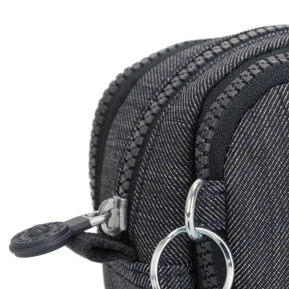 Kipling GITROY, großes Federmäppchen, Marine Navy (blau), Stifteetui mit Organizer