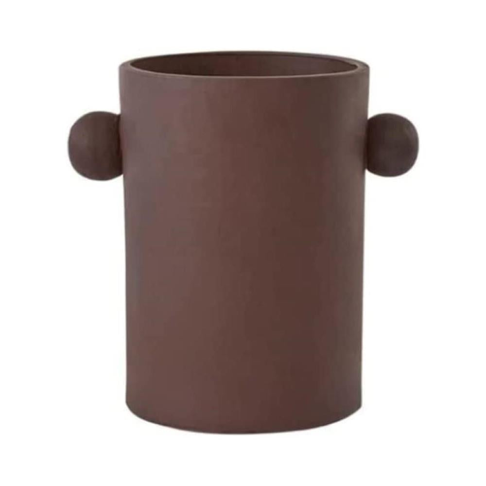 OYOY Inka Blumentopf Small Choko Braun Pflanzgefäß Übertopf Pflanztopf Dekotopf