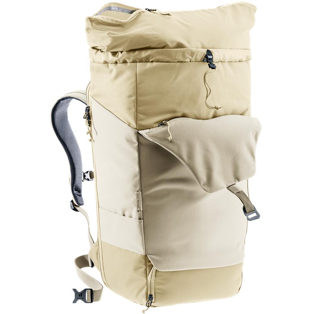 deuter Utilion 34+5, Rucksack, bone-desert (beige), 39L, mit Flaschenhalter und Laptopfach