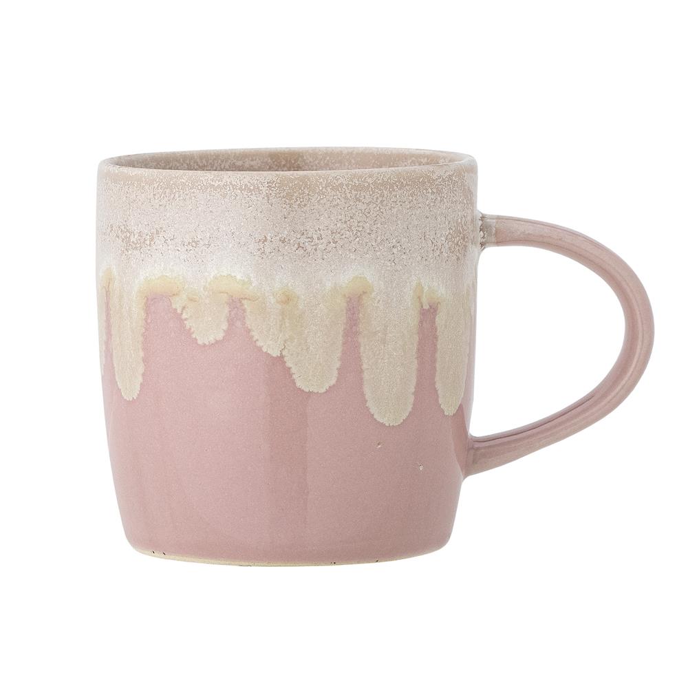 Bloomingville Louisa Tasse in Rose, 310ml, aus Steingut