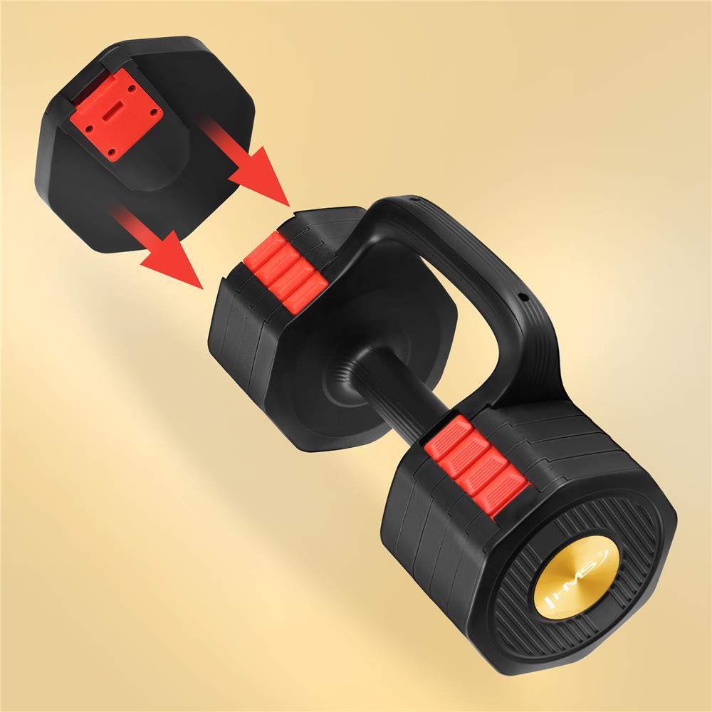 3in1 Verstellbare Multifunktionshantel Schwarz | HMS HL05