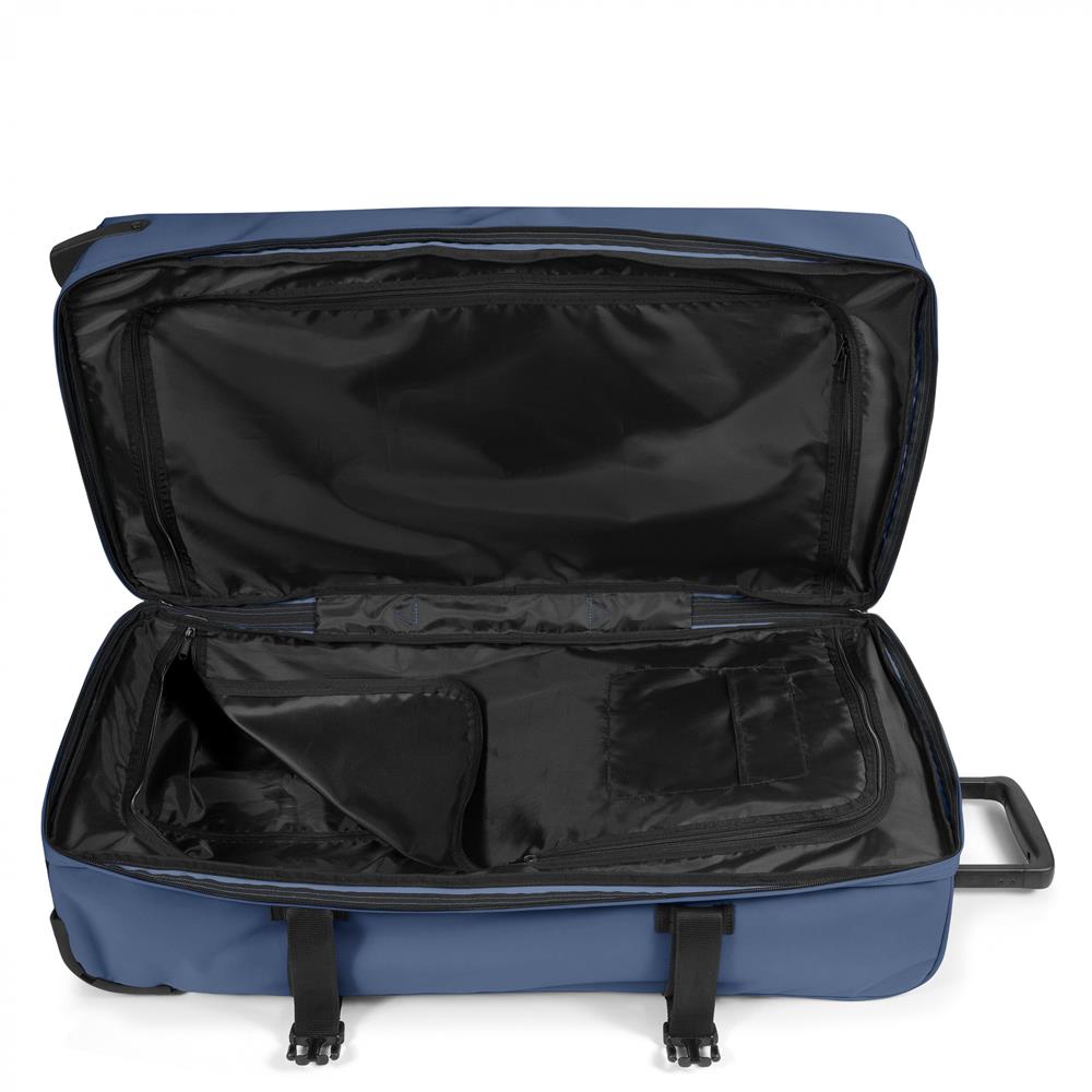 Eastpak TRANVERZ L, Großer Reisetrolley, Powder Pilot (blau), 121L, Rollkoffer mit 2 Rädern und TSA-Schloss