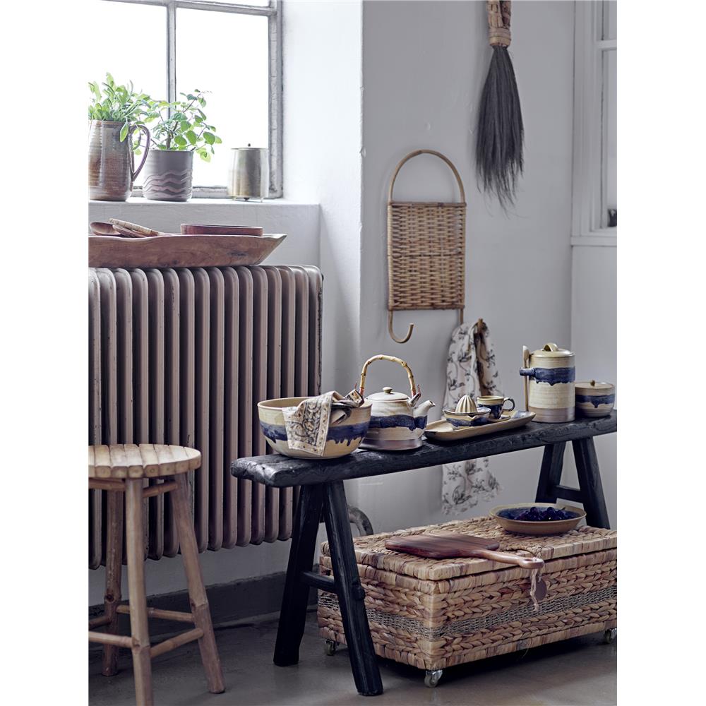 Bloomingville Haakon Blumentopf Braun Terrakotta Übertopf Dekotopf dänisches Design Tribal-Design