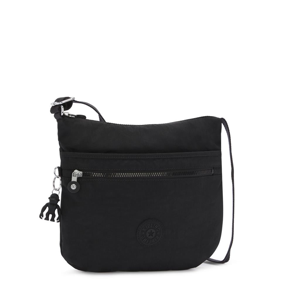 Kipling ARTO Medium Umhängetasche Black Noir 6 Liter Schwarz