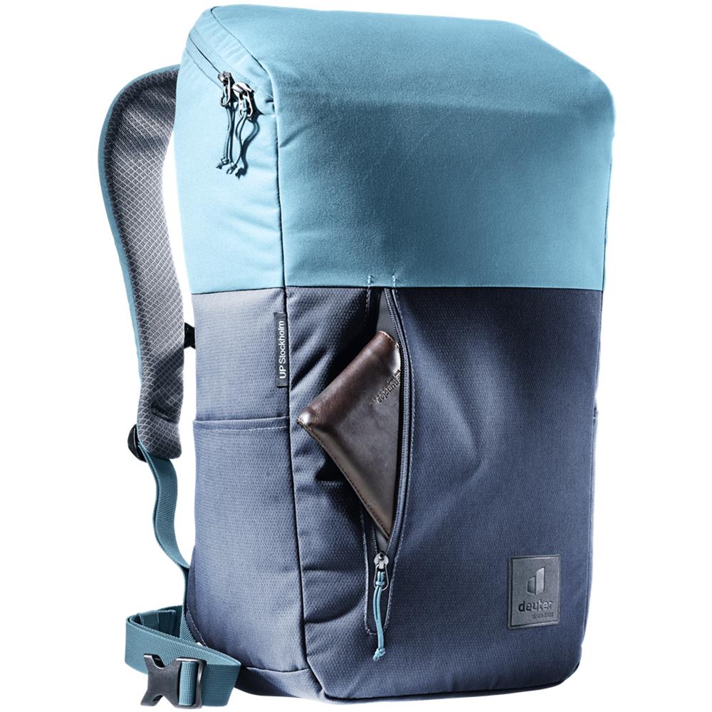 deuter UP Stockholm, Rucksack, ink-atlantic (blau), 28L, mit Flaschenhalter und Tabletfach