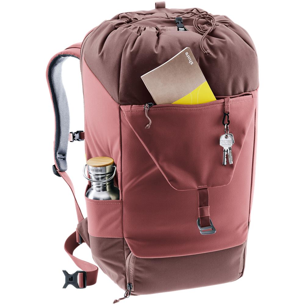 deuter Utilion 34+5, Rucksack, caspia-raisin (braun), 39L, mit Flaschenhalter und Laptopfach