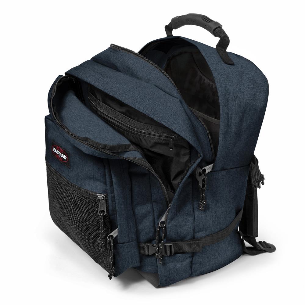 Eastpak ULTIMATE, Großer Rucksack, Triple Denim (blau), 42L, mit Laptopfach