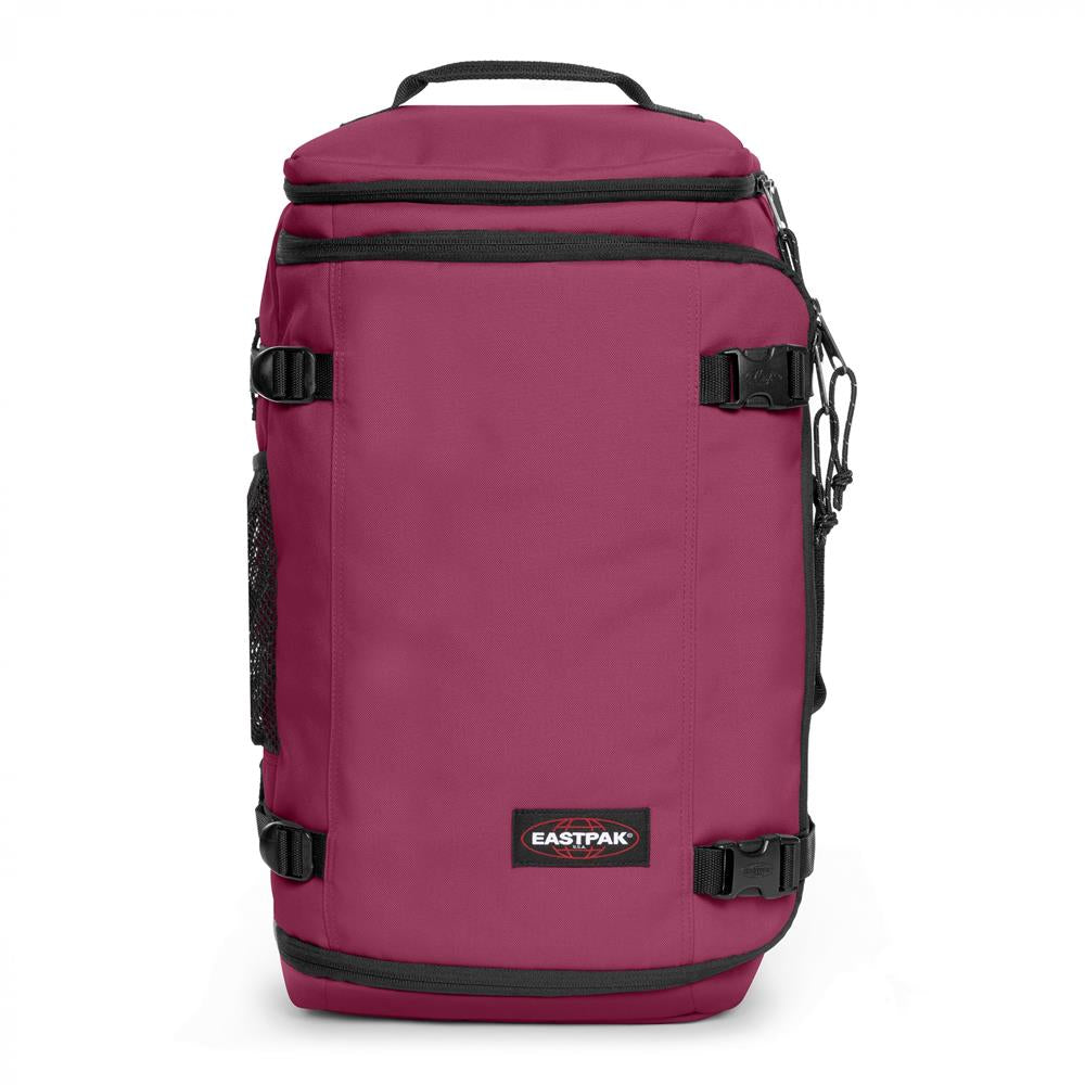 Eastpak CARRY PACK, Reiserucksack, Wine Burgundy (rot), 30L, Reisetasche mit Flaschenhalter und Laptopfach