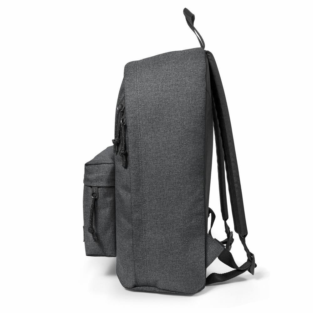 Eastpak OUT OF OFFICE, Rucksack, Black Denim (grau), 27L, mit Laptopfach