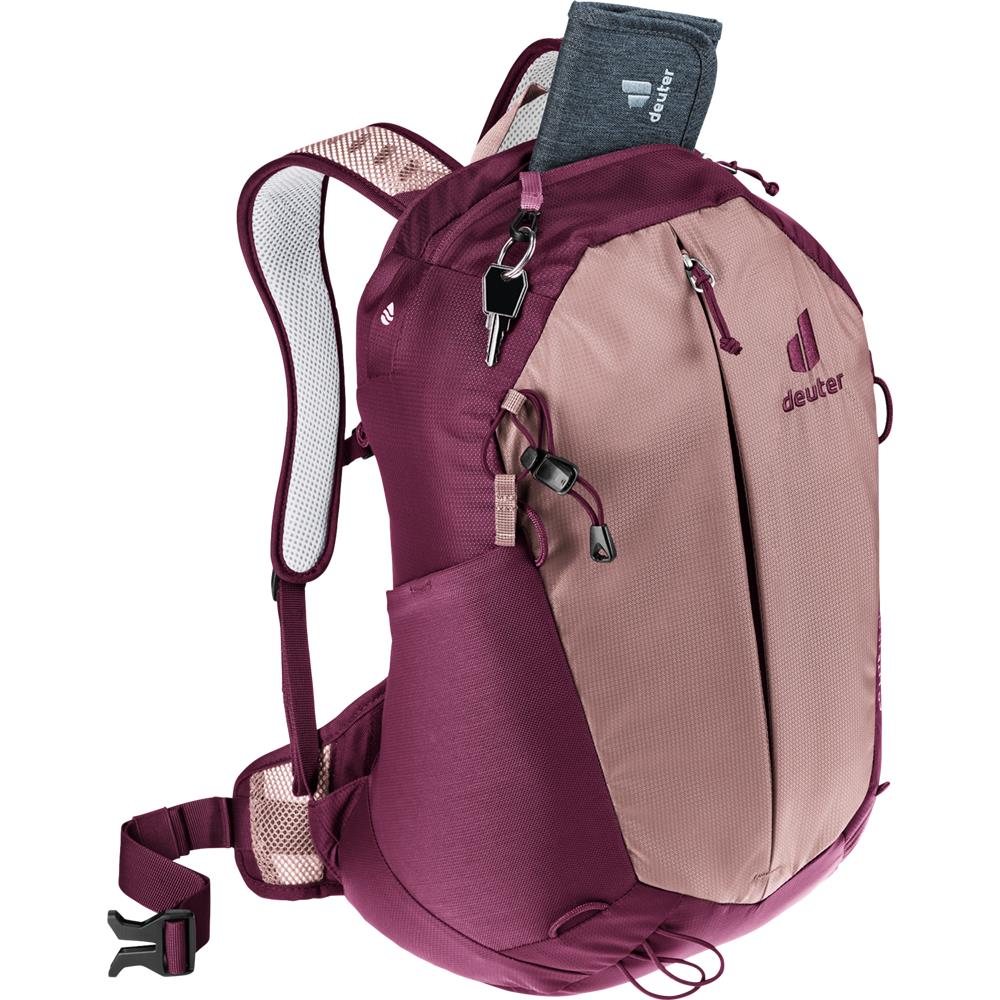 deuter AC Lite 15 SL, Wanderrucksack, ashrose-cassis (braun), 15L