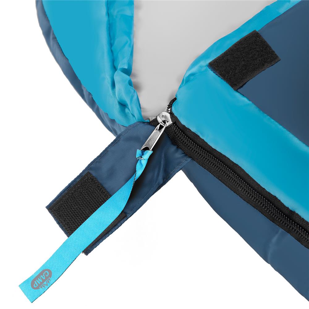 NILS CAMP Schlafsack Grau-Blau - Mumienschlafsack für Camping, Trekking & Outdoor