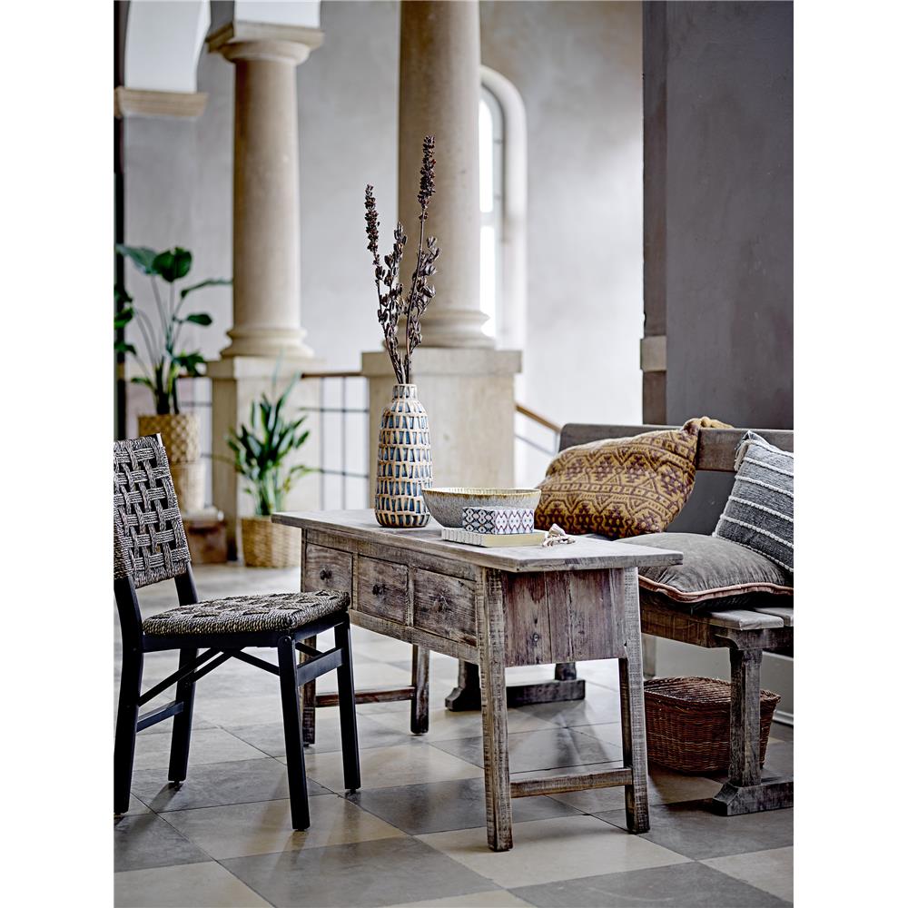 Bloomingville Aurial Kissen in Grün, 45x45 cm – Elegantes Baumwollkissen für Sofa und Sessel