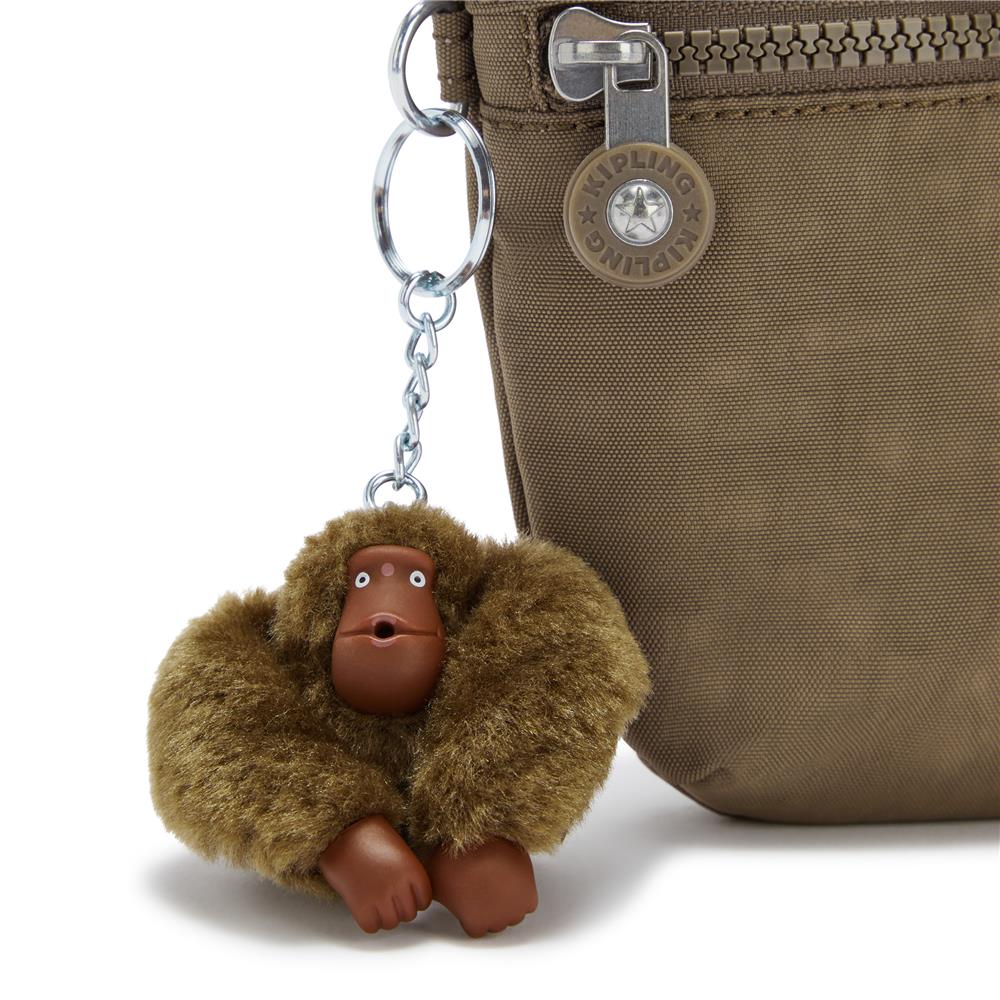 Kipling ARTO S, Kleine Umhängetasche, True Beige (braun), Schultertasche mit Reißverschluss