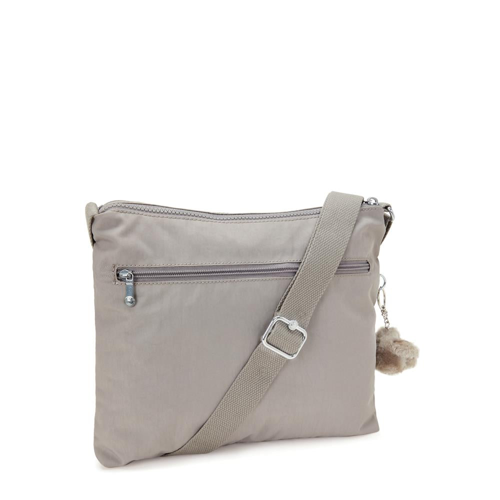 Kipling ALVAR, Mittelgroße Umhängetasche, Grey Gris (grau), 5L, Schultertasche