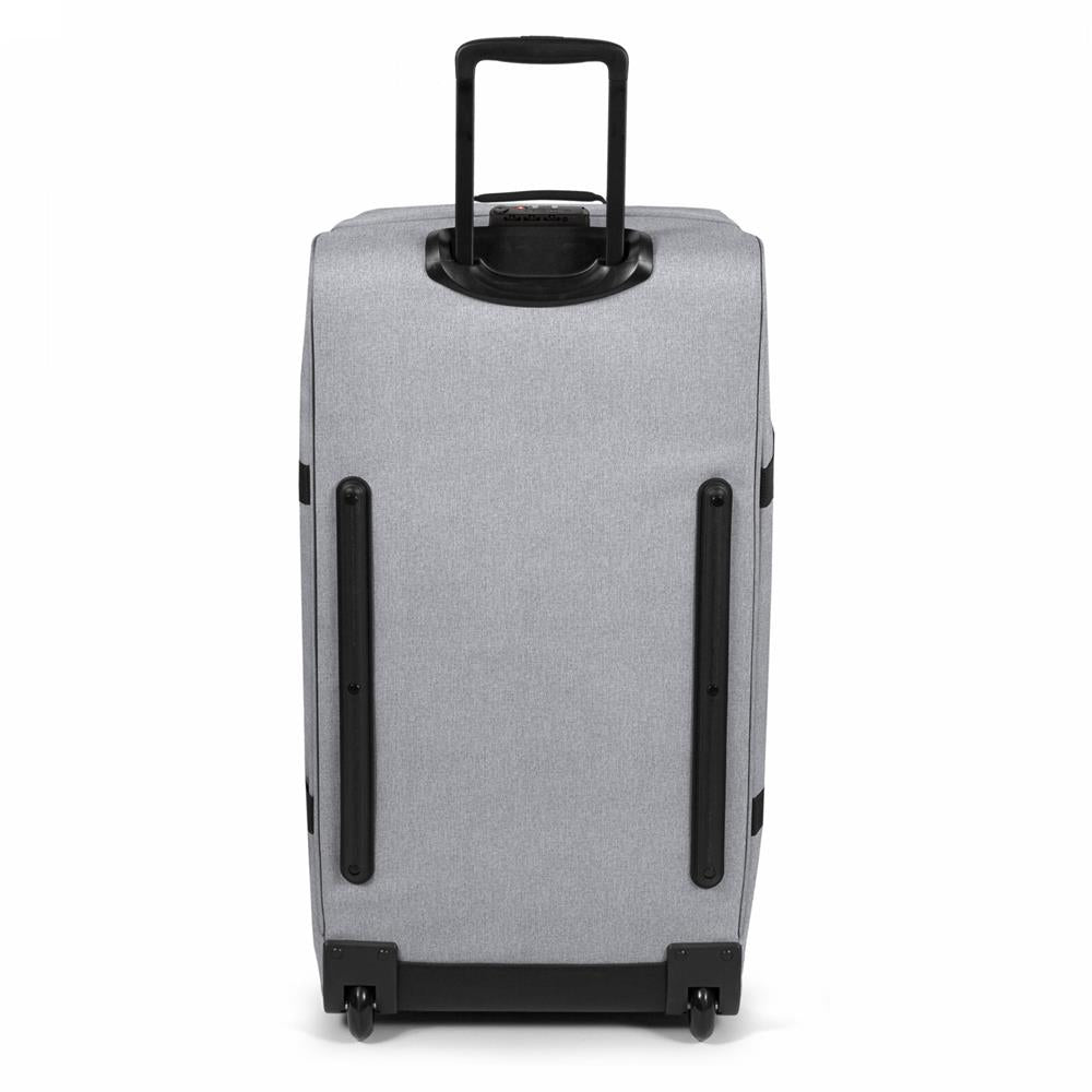 Eastpak TRANVERZ L, Großer Reisetrolley, Sunday Grey (grau), 121L, Rollkoffer mit 2 Rädern und TSA-Schloss