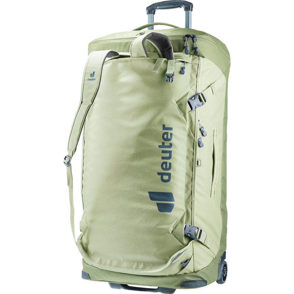deuter Duffel Pro Movo 90, Reisetrolley, mineral-grove (grün), Rollkoffer mit 2 Rädern