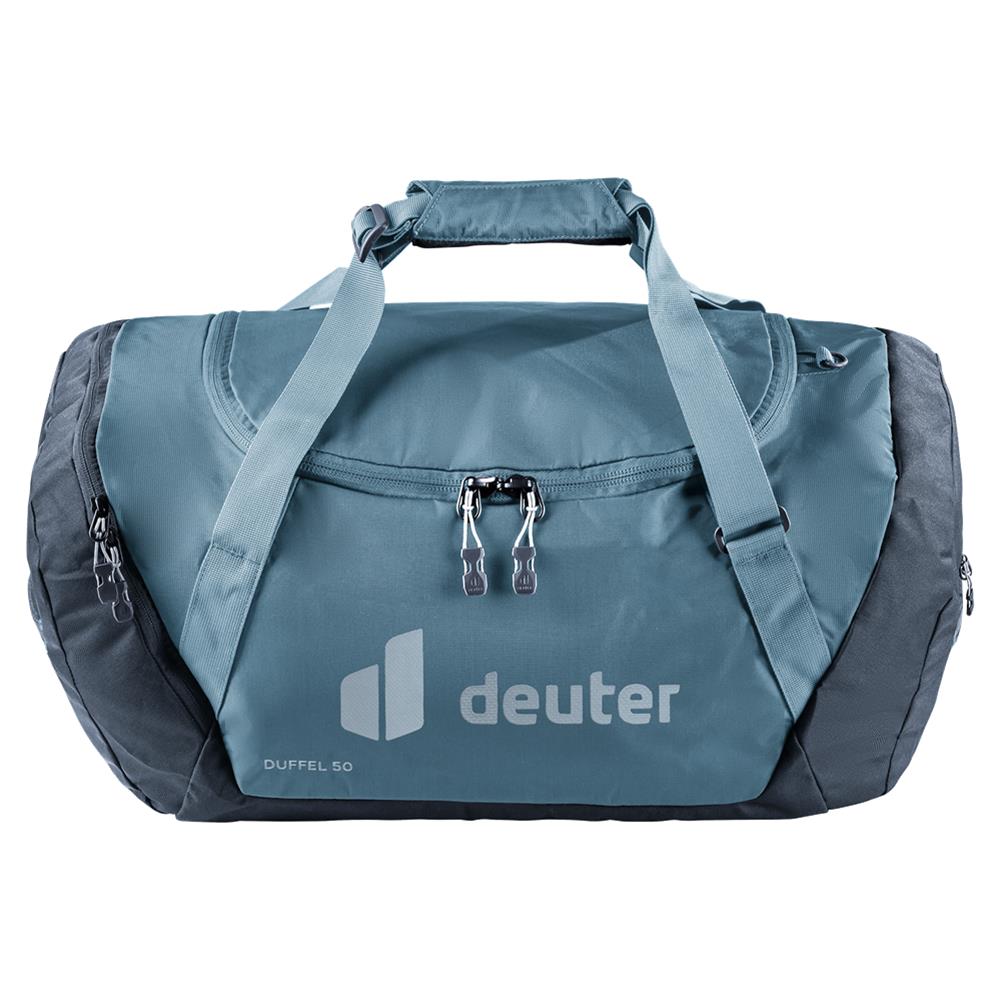 deuter Duffel 50, Reisetasche, atlantic-ink (blau), mit Seitentasche und Netzinnentasche