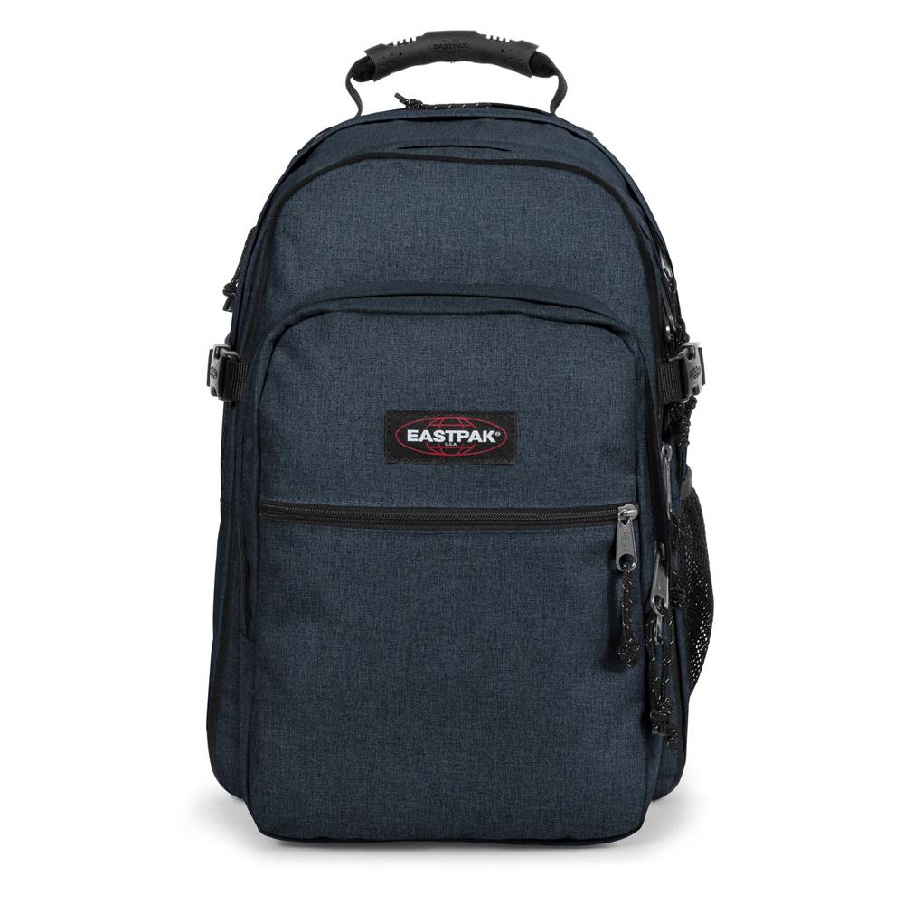 Eastpak TUTOR, Großer Rucksack, Triple Denim (blau), 39L, mit Flaschenhalter und Laptopfach