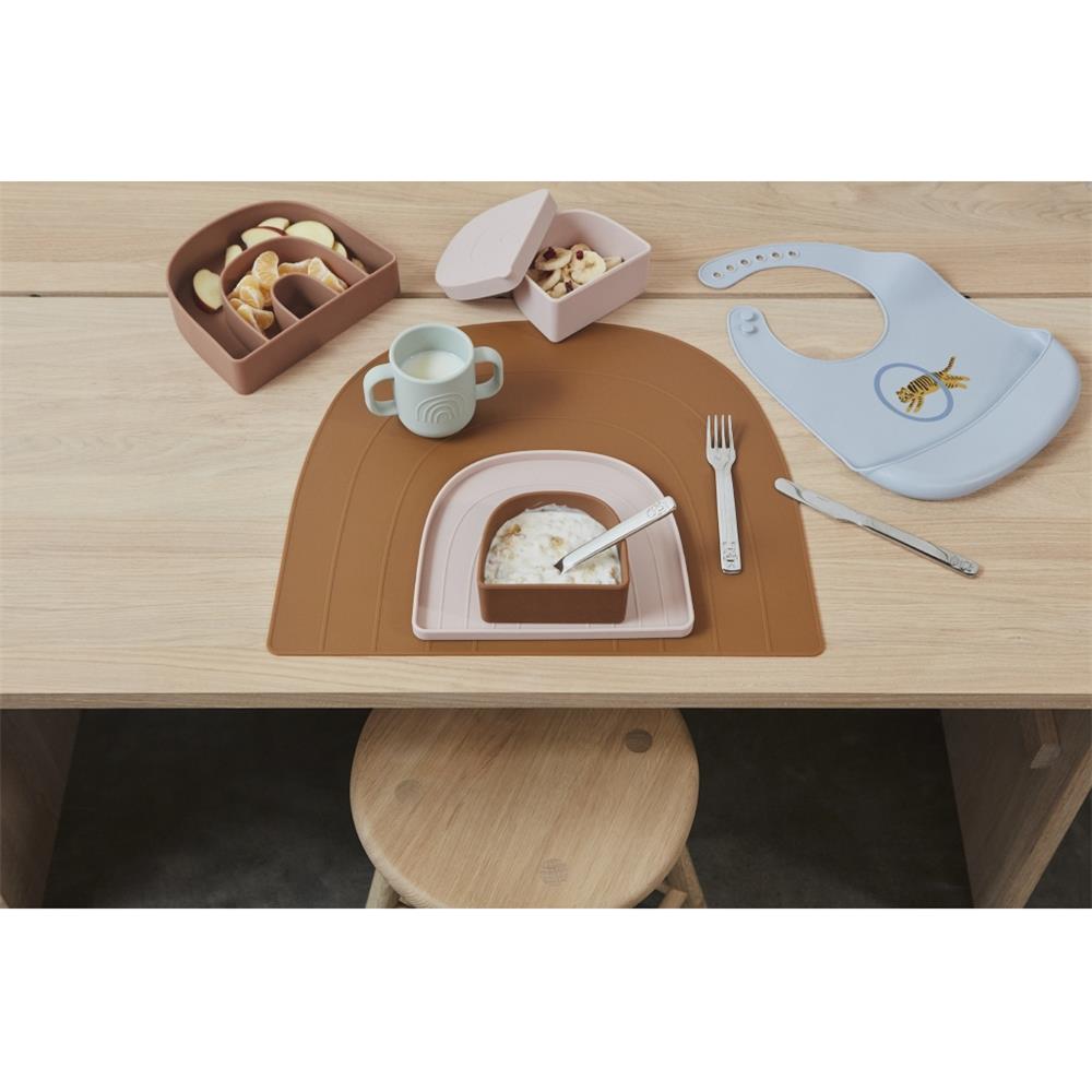 OYOY Mini - Kappu Trinkbecher 2er Set, Clay/Pale Mint, Silikon