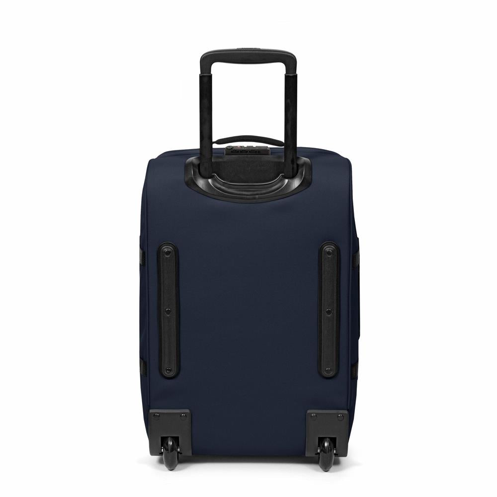 Eastpak TRANVERZ S, Kleiner Reisetrolley, Ultra Marine (blau), 42L, Rollkoffer mit 2 Rädern und TSA-Schloss