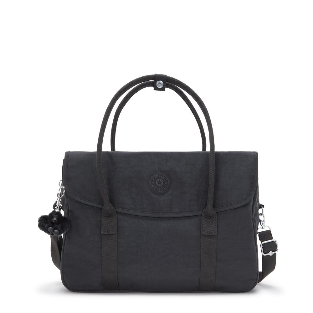 Kipling SUPERWORKER, Arbeitstasche mit 15-Zoll-Laptopfach, 18,5L, Black Noir (schwarz)