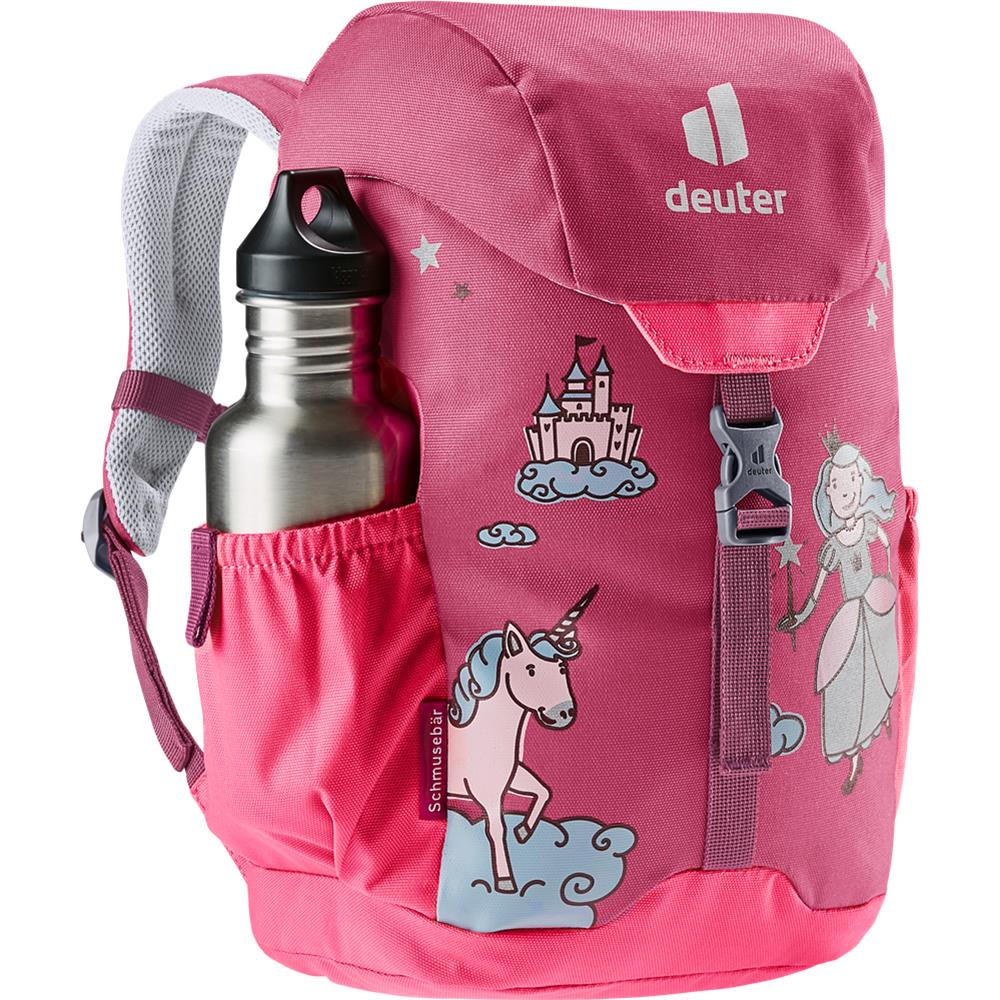 deuter Schmusebär, Kinderrucksack, Prinzessin (pink), Kindergartenrucksack