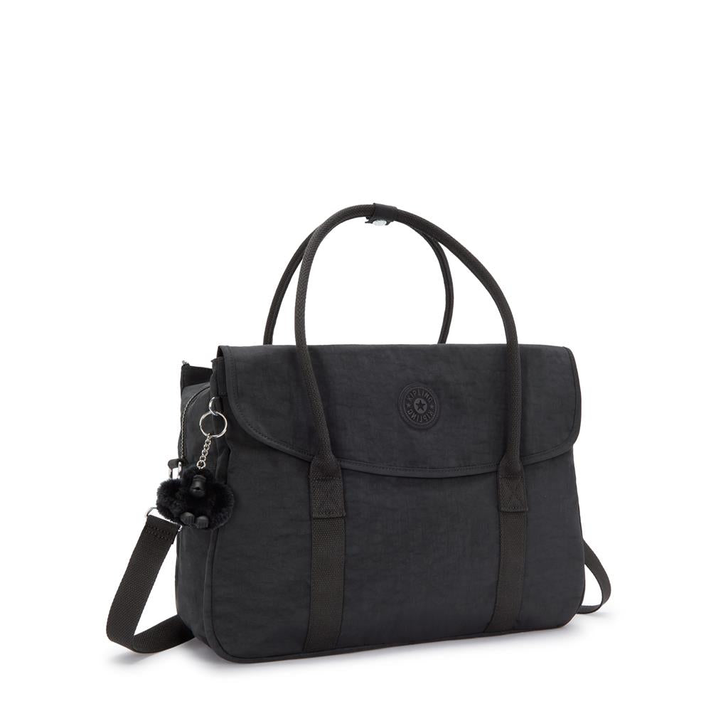 Kipling SUPERWORKER, Arbeitstasche mit 15-Zoll-Laptopfach, 18,5L, Black Noir (schwarz)