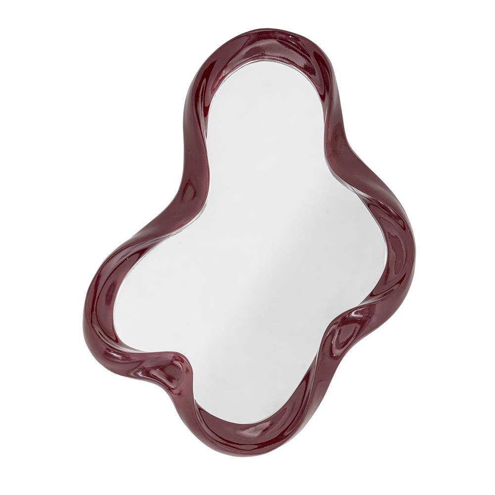 Bloomingville Violeta Wandspiegel Rot Polyresin 62x47cm Statement