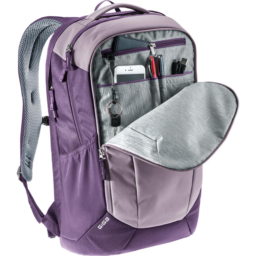deuter Giga, Rucksack, lavender-purple (lila), 28L, mit Flaschenhalter und Laptopfach