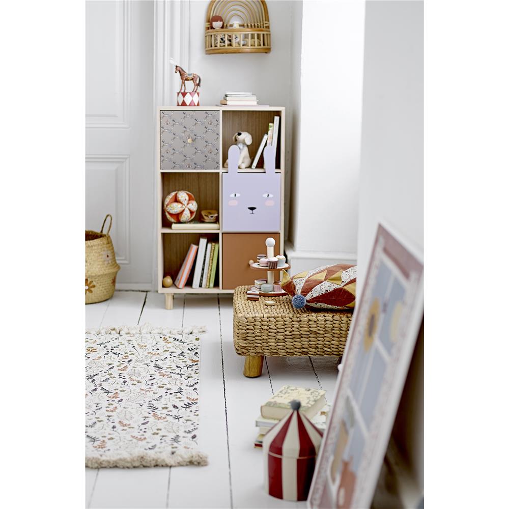 Bloomingville MINI Calle Bücherregal mit Schubladen 55x89,5x28 cm Natur Paulownia