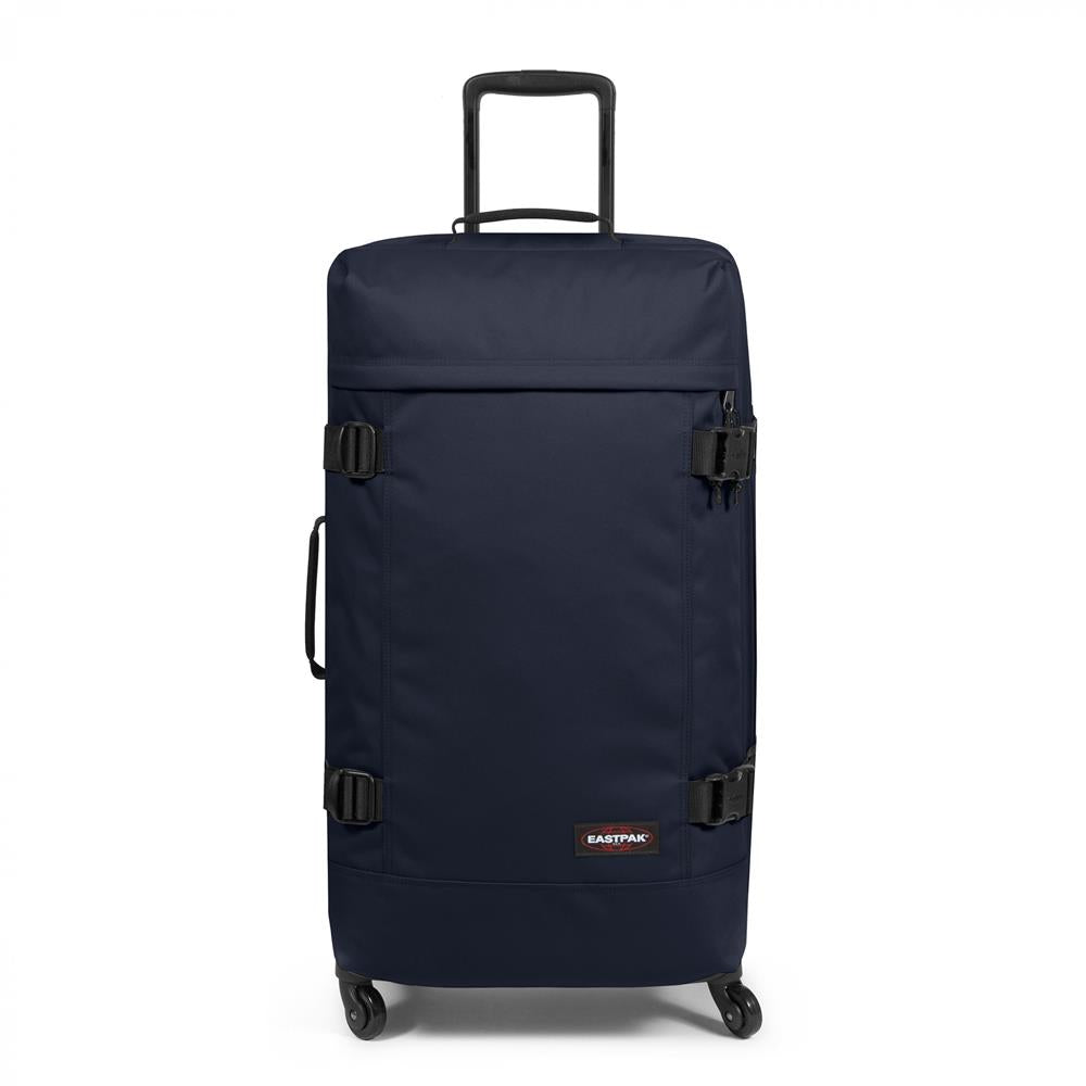 Eastpak TRANS4 L, Großer Reisetrolley, Ultra Marine (blau), 80L, Rollkoffer mit 4 Rädern und TSA-Schloss