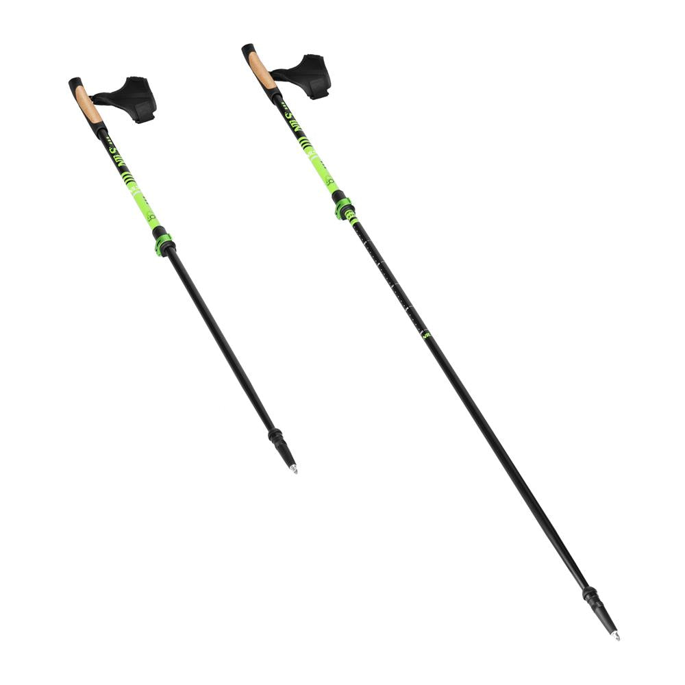 Nordic Walking Stöcke Aluminium 6061 Korkgriff Grün | NILS NW8611
