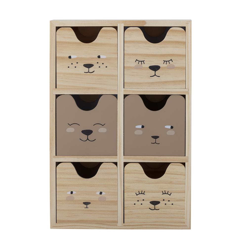 Bloomingville MINI Calle Aufbewahrungsbox, Schreibtisch-Organizer, Kinderzimmer, dänisches Design