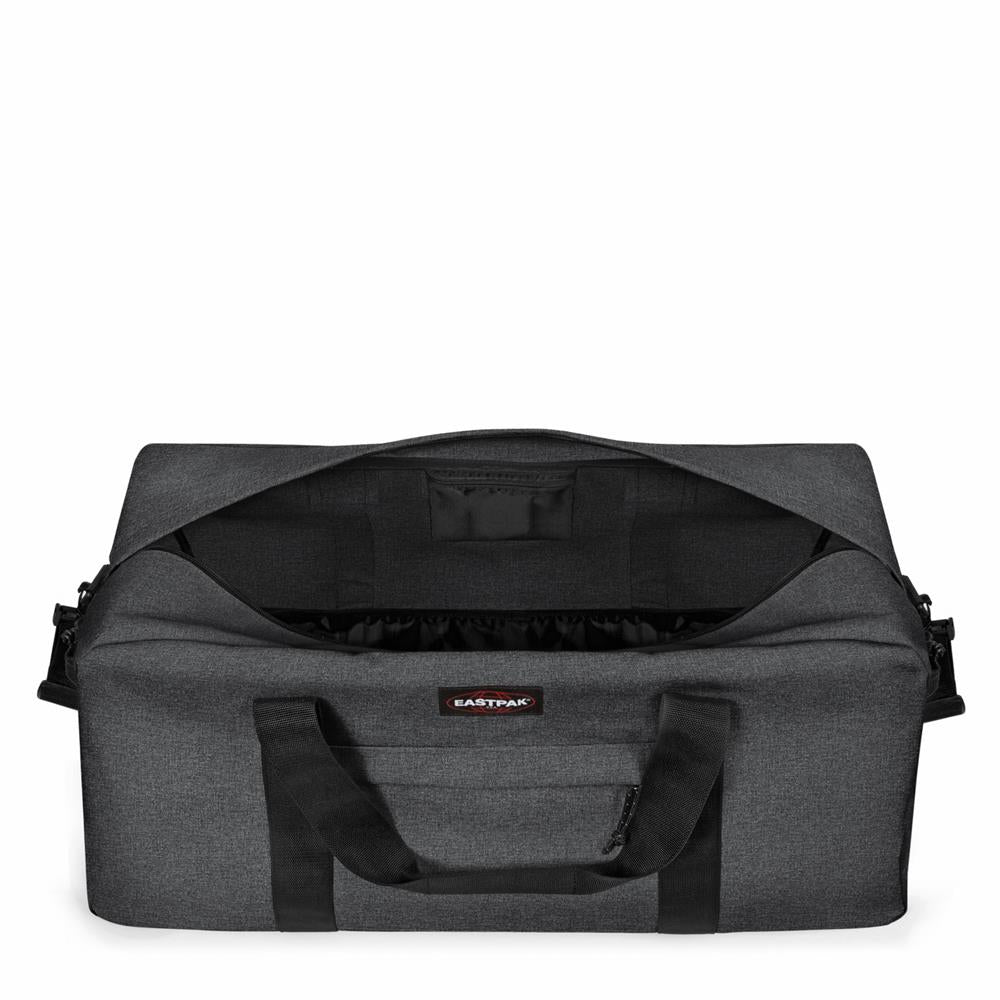 Eastpak TERMINAL +, Große Reisetasche, Black Denim (grau), 96L