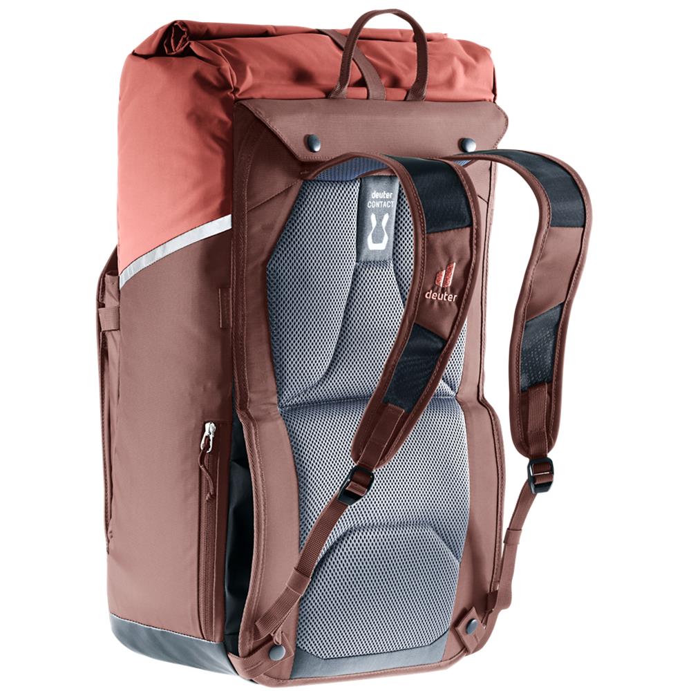 deuter Xberg 25, Fahrradrucksack, raisin-caspia (braun), 25L, Fahrradtasche