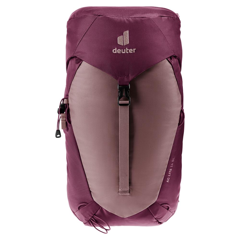 deuter AC Lite 14 SL, Wanderrucksack, ashrose-cassis (braun), 14L