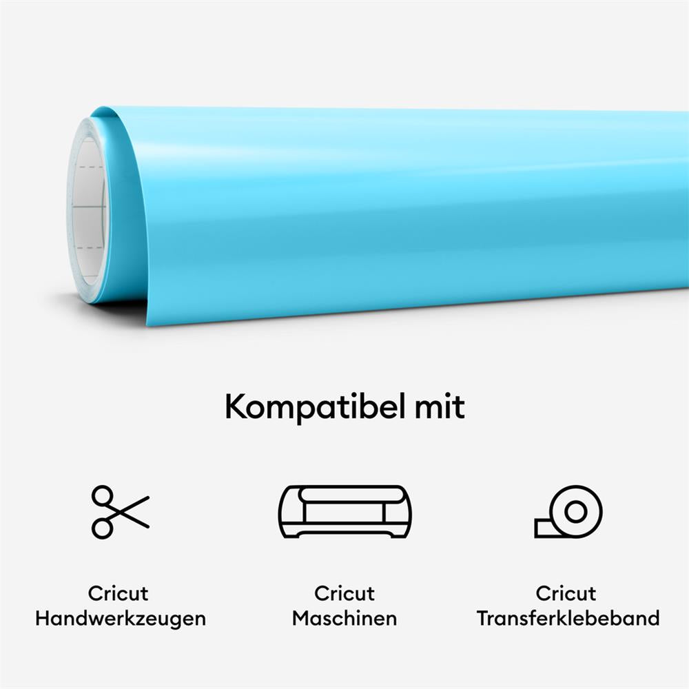 Cricut Farbverändernde Vinyl Folie COLD Blau Farbveränderung gestalten dekorieren Vinylaufkleber